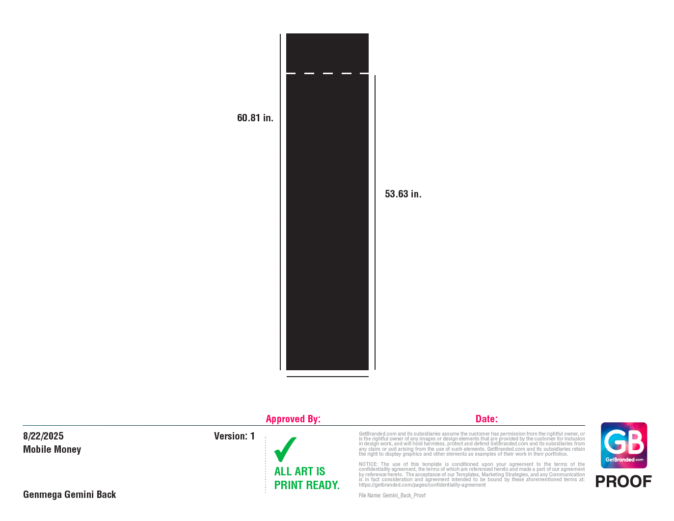 Gemini Back Panel (universal fit)