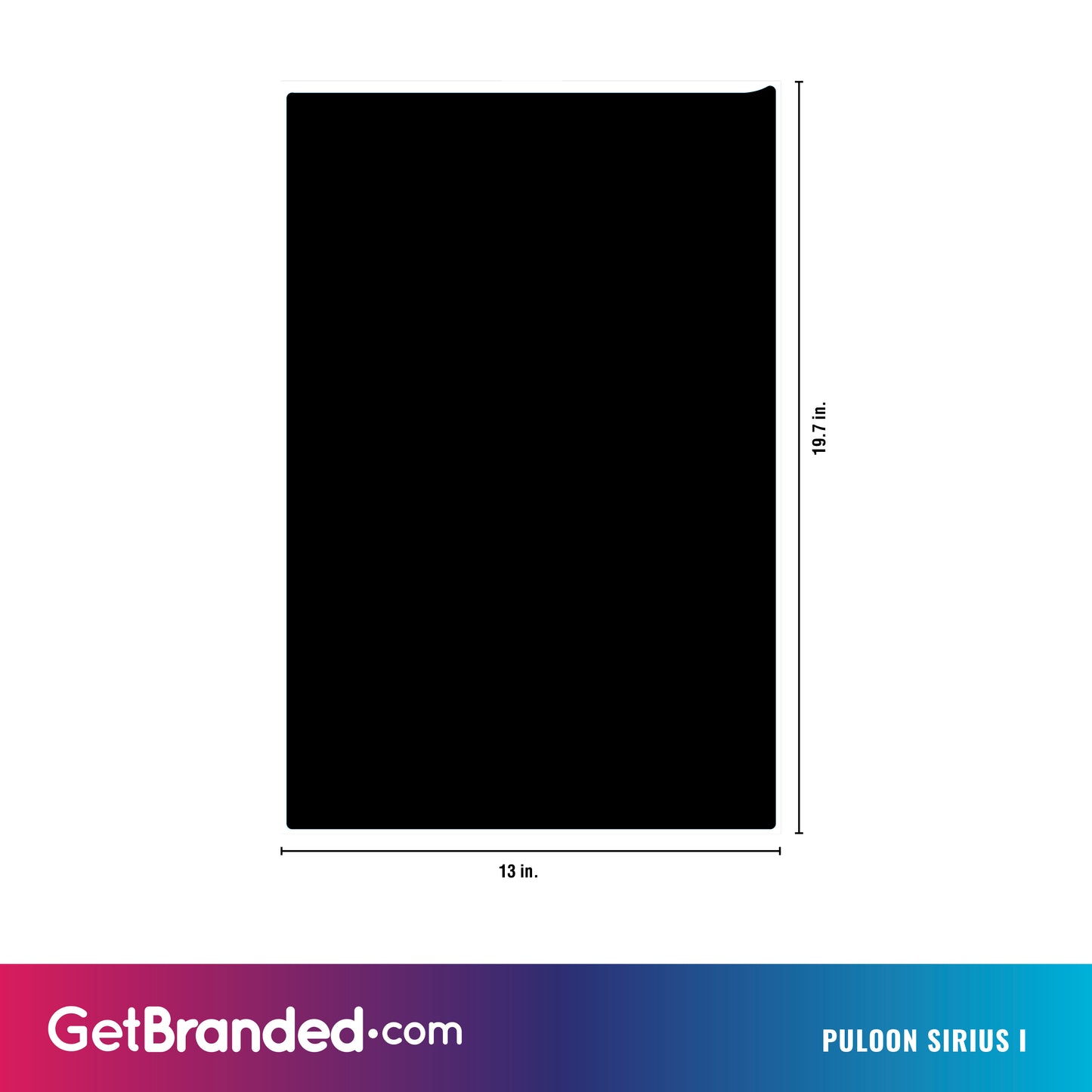 Puloon Sirius 1 SharkSkin® front panel