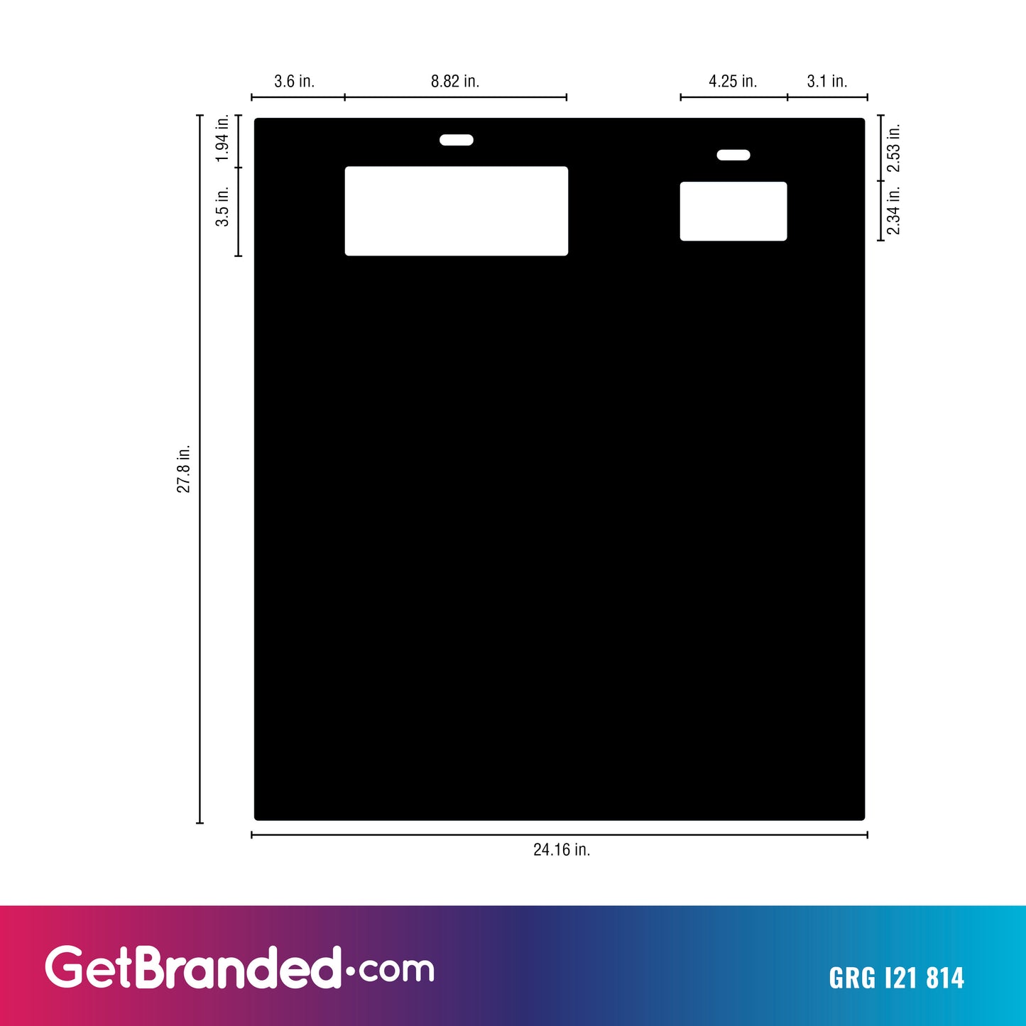 GRG i21 814 SharkSkin® front panel