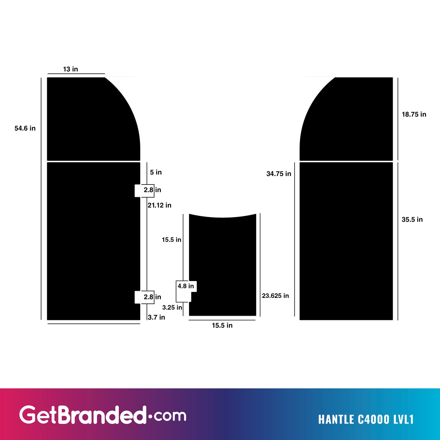 Hantle C4000 Wrap With Level One Safe Template.