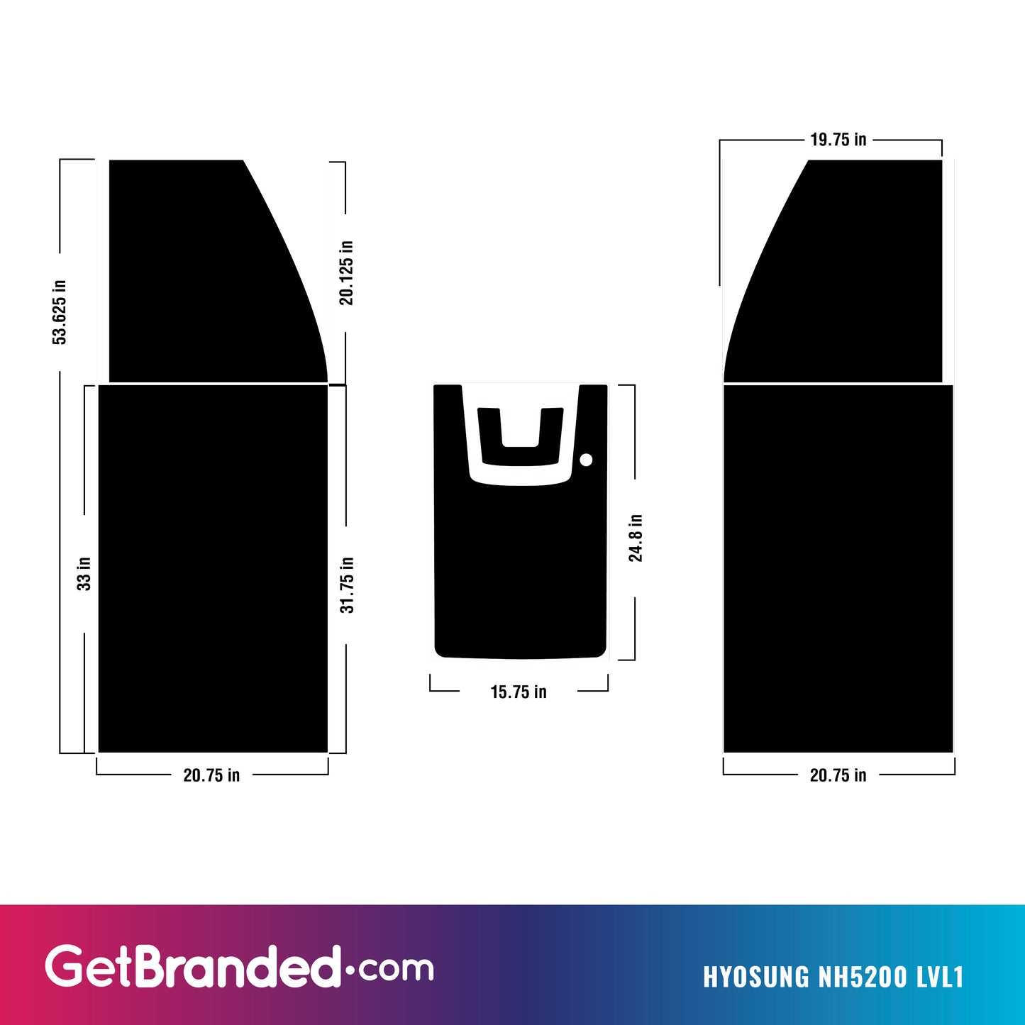 Hyosung NH5200 Level 1 ATM Wrap Template.