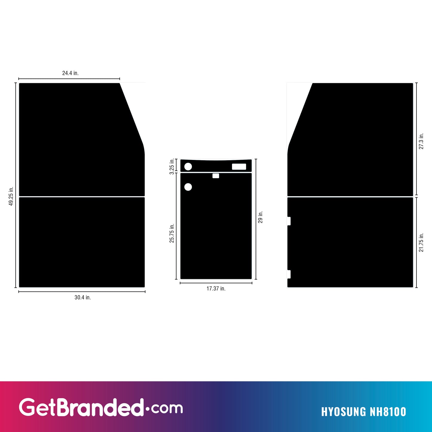Hyosung NH8100 QTN ATM Wrap Template.