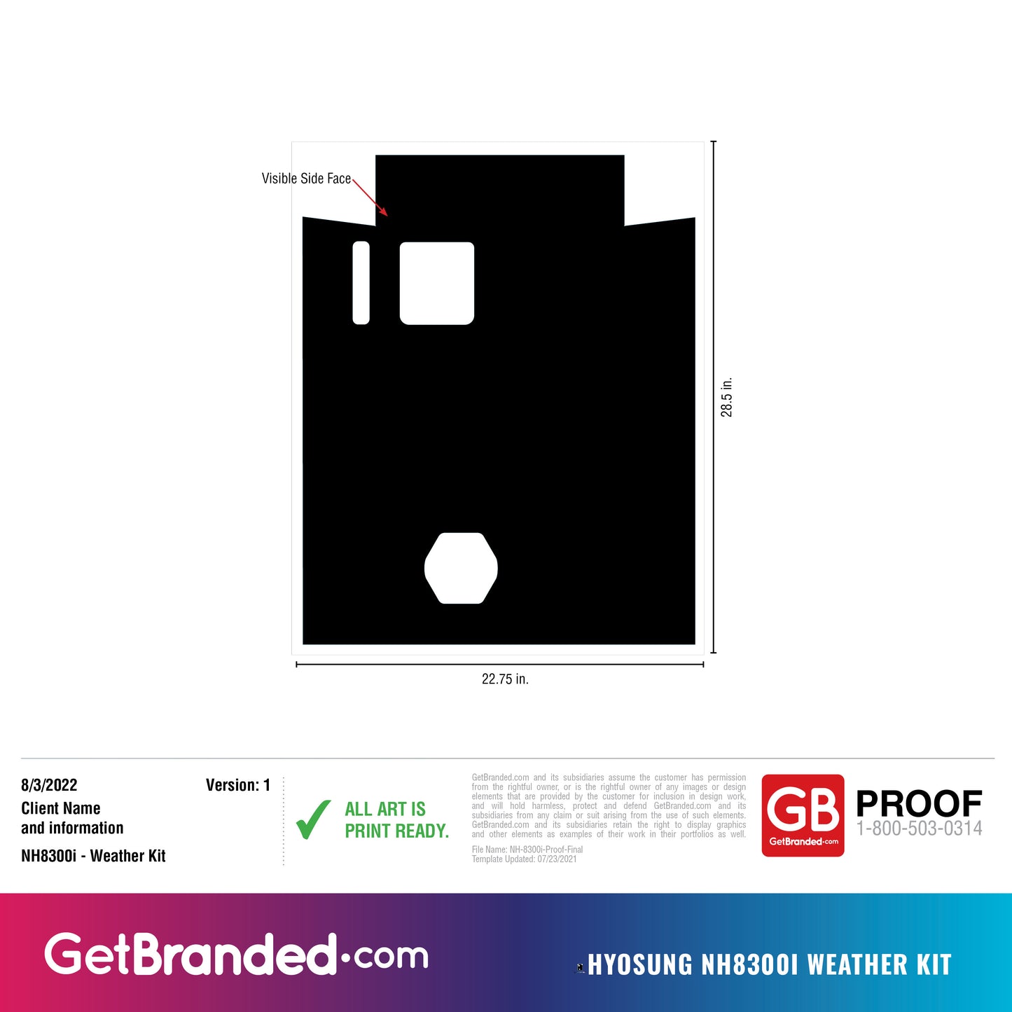 Hyosung NH8300i ITM Wrap Weather Kit Template.