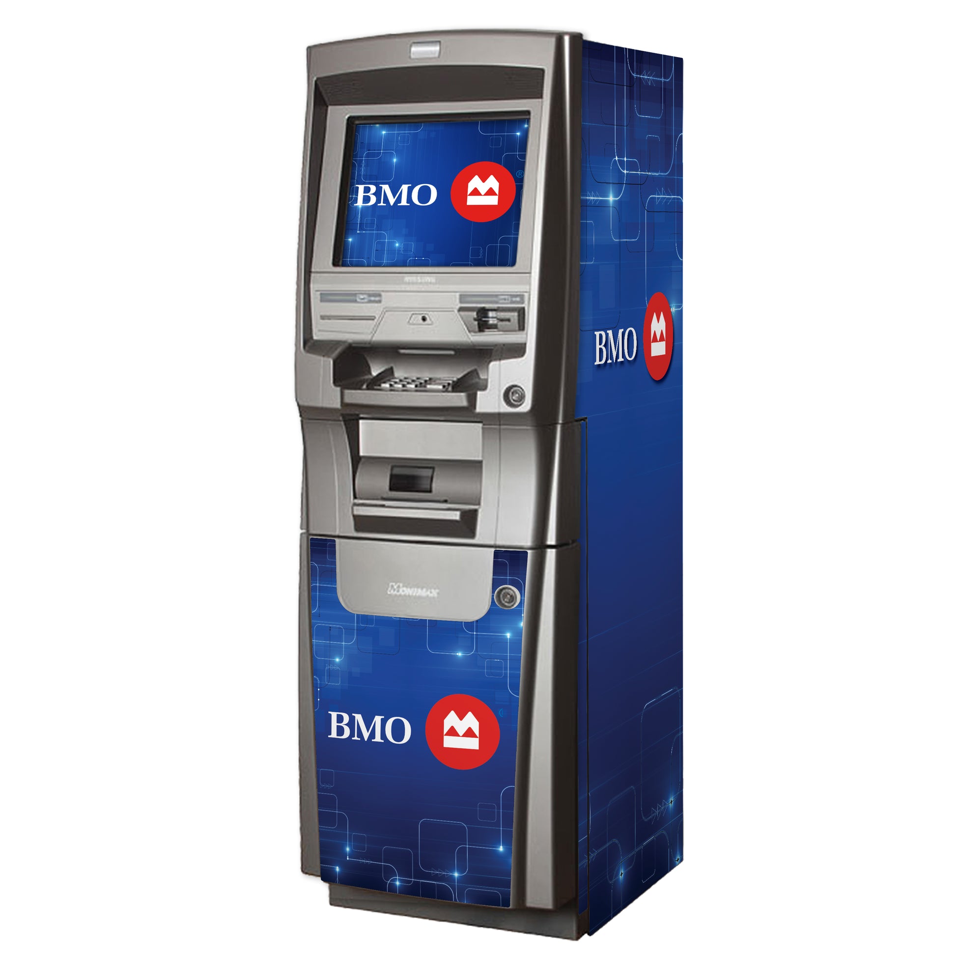 Hyosung NH5300 CE ATM Wrap Rendering.