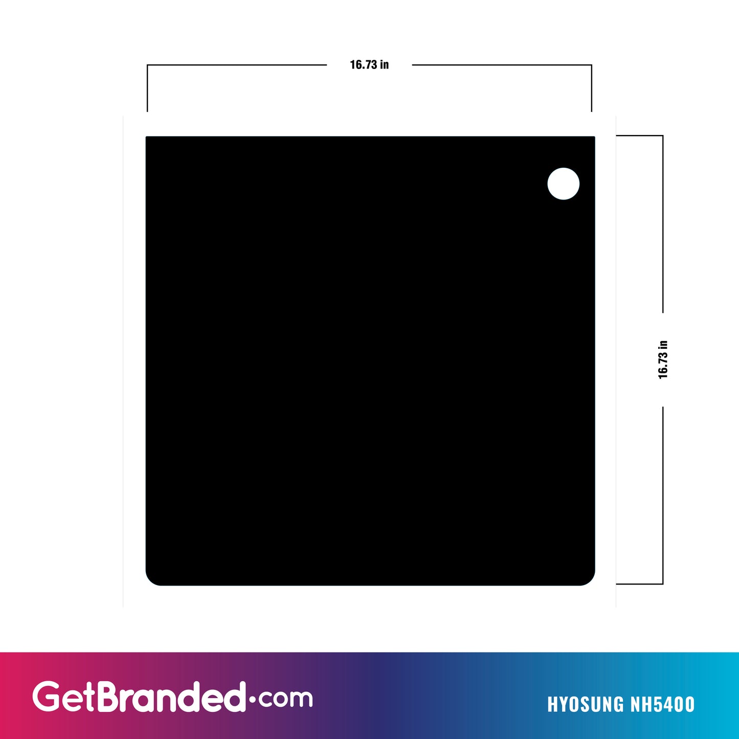 Hyosung 5400 SharkSkin® front panel