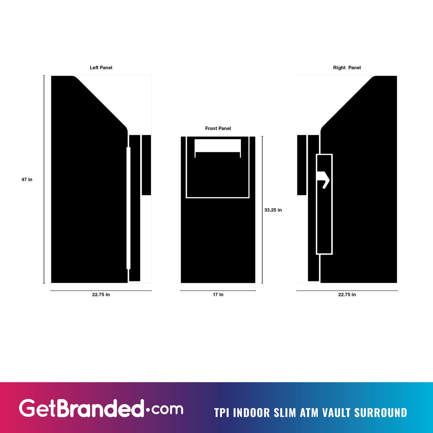 TPI Indoor Slim ATM Vault Surround Wrap