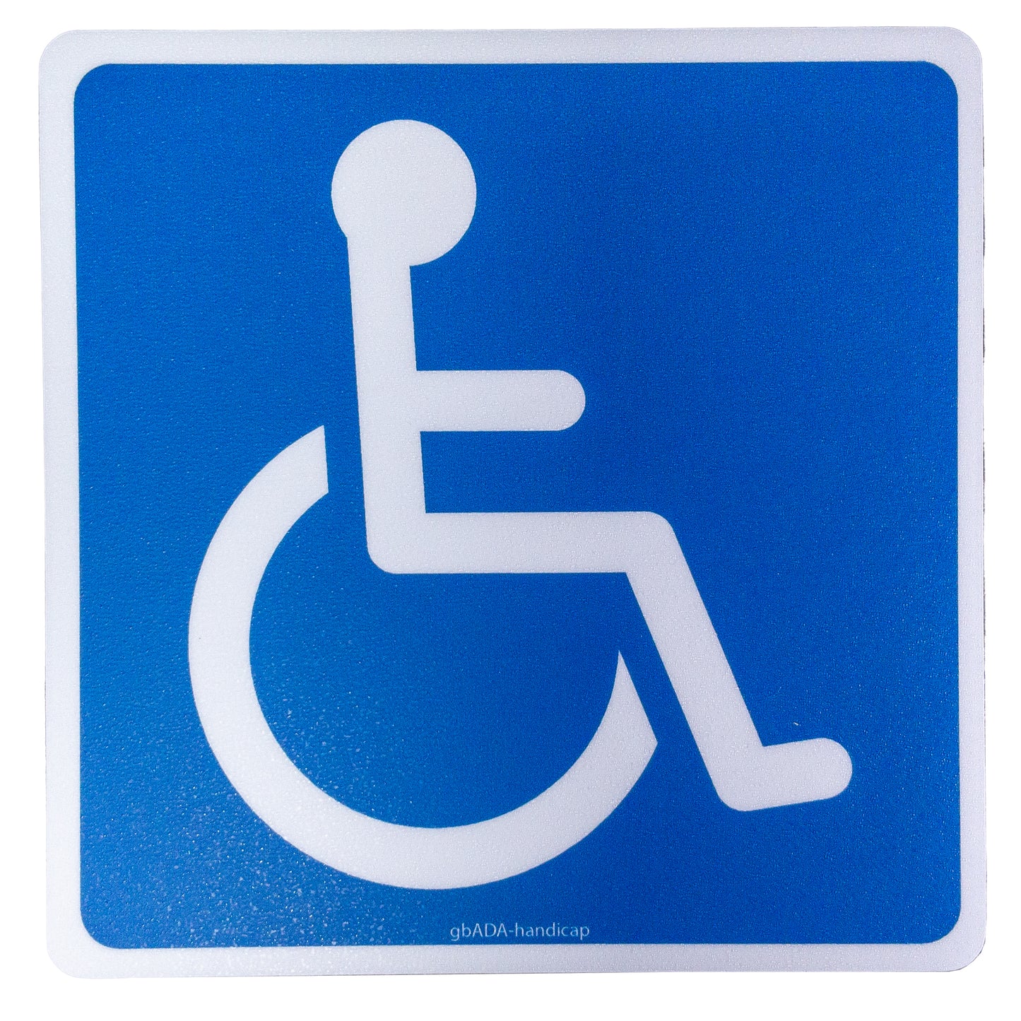 ADA Blue Handicap Wheelchair Decal photo.