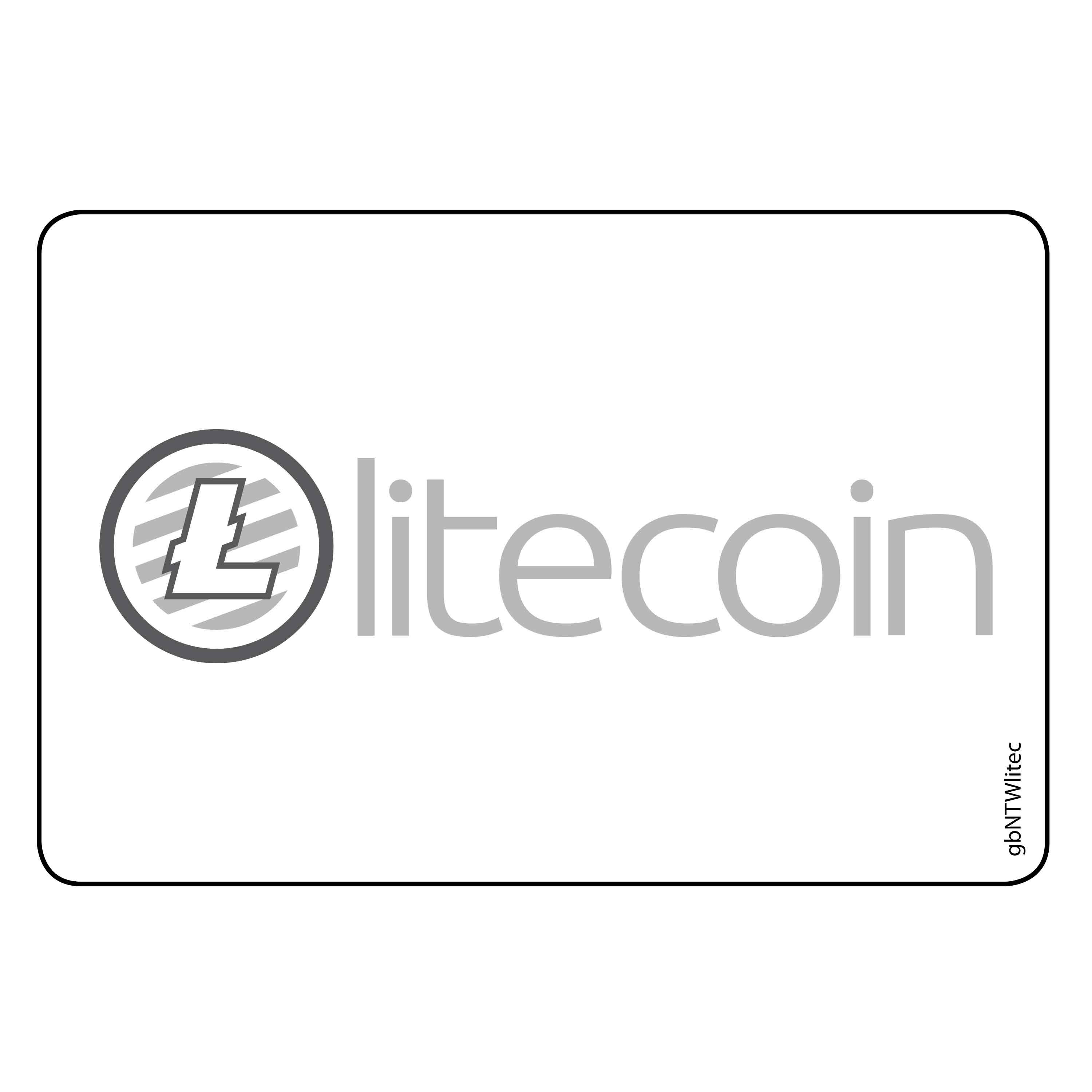 Litecoin Network Decal GetBranded Litecoin Network Decal GetBranded