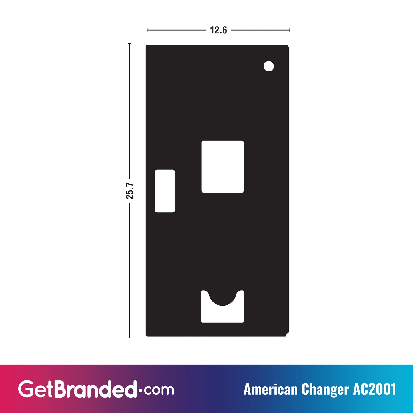 American Changer AC2001 Front Load Banknote Changer