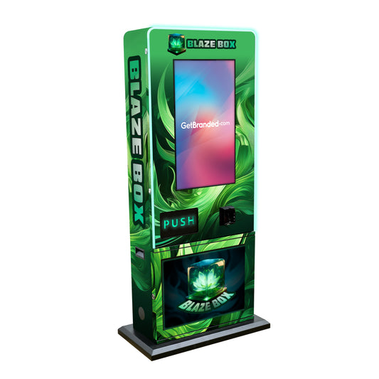 Vape ATM Slim Tower Kiosk SharkSkin® Wrap example