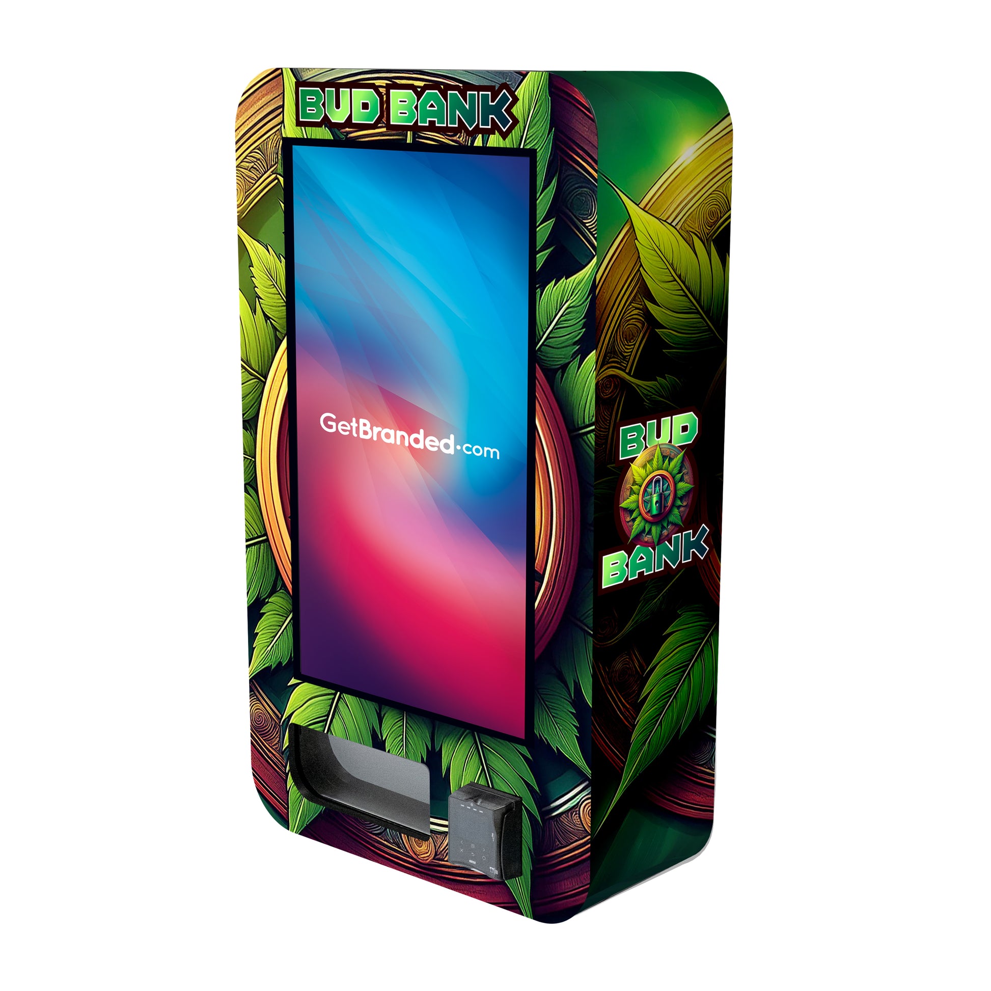 Vape ATM Slim Wall Kiosk SharkSkin® Wrap Example