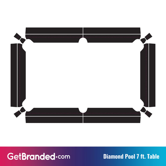 Diamond Pool Table (7 ft.) Wrap