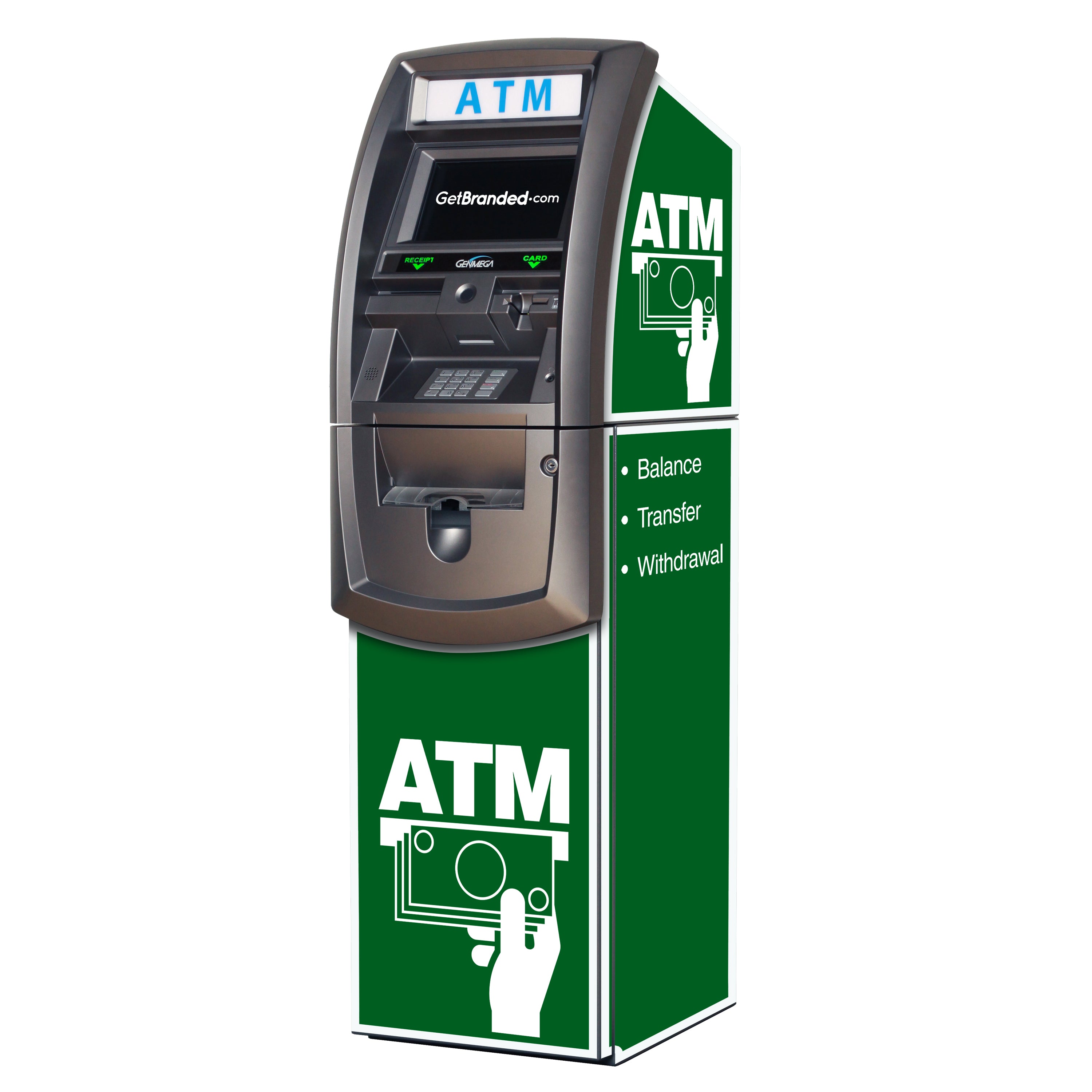 Green Generic ATM Wrap | GetBranded.com