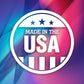 Made in the USA logo: Proudly made in the USA, showcasing our commitment to quality and craftsmanship.