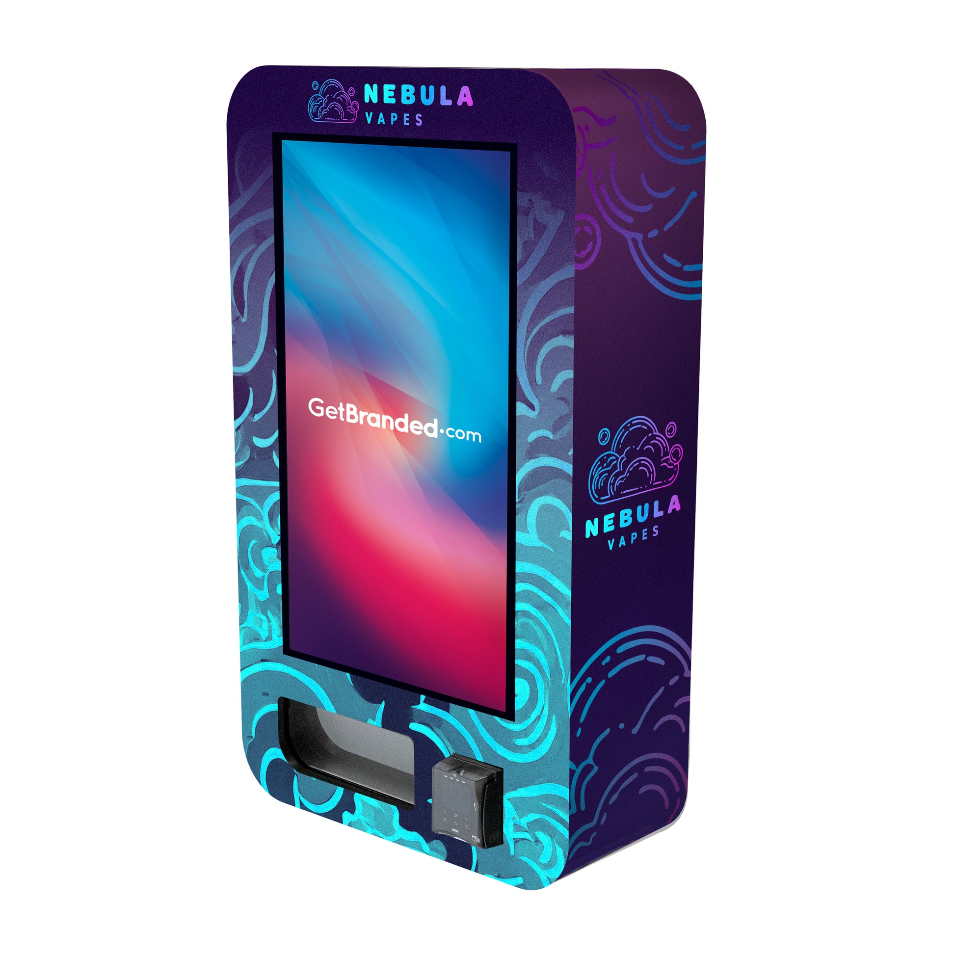 Vape Wall Vending Machine Wrap (Slim Wall Modular) GetBranded.com Vape Wall Vending Machine Wrap (Slim Wall Modular) GetBranded.com
