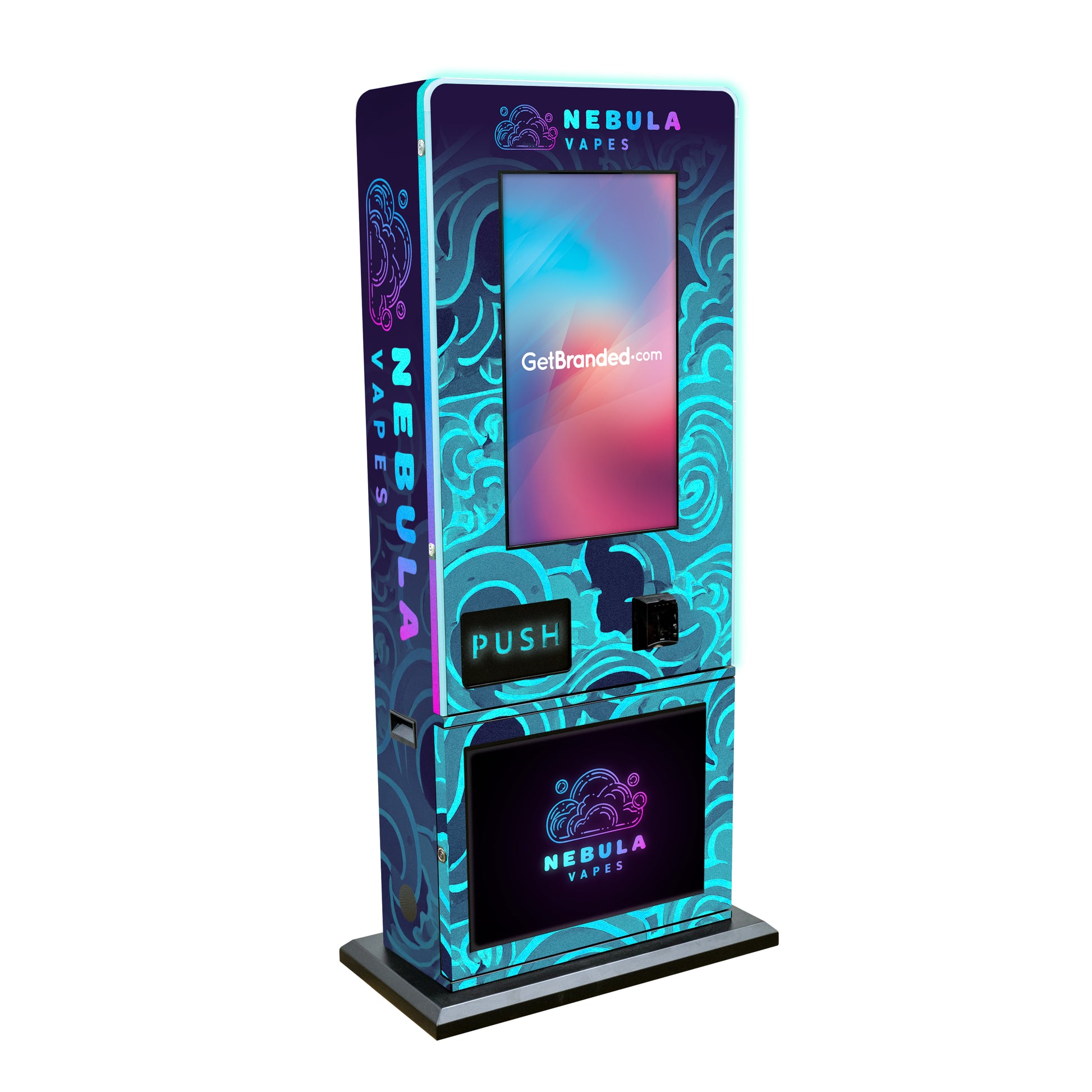 Vape Vending Machine Wrap (Slim Tower) GetBranded.com Vape Vending Machine Wrap (Slim Tower) GetBranded.com