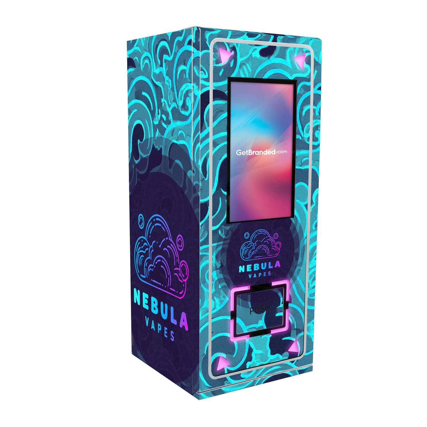 Vape ATM Mega Tower SharkSkin® Kiosk Wrap