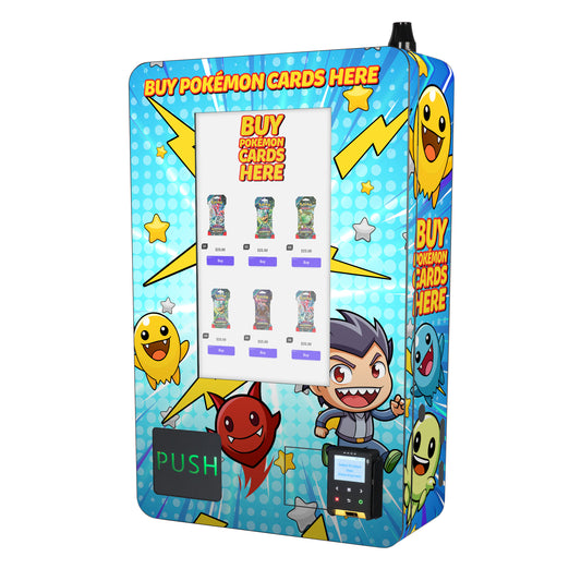 Trading Card Game VTM Mini Wall Vending Machine Wrap