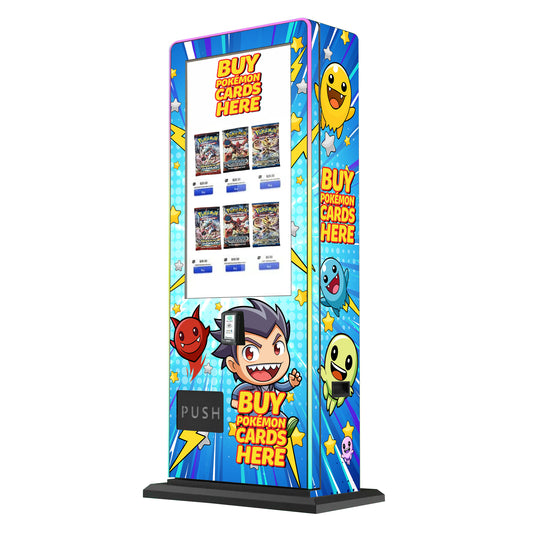 Trading Card Game VTM Slim Tower 2.0 Vending Machine Wrap