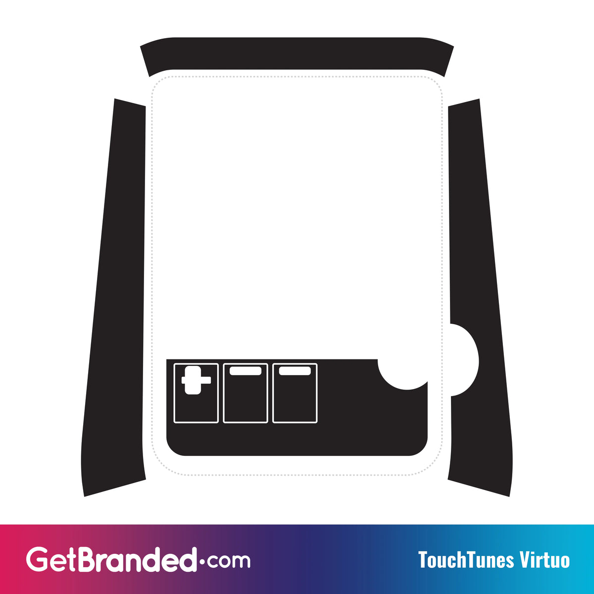 TouchTunes Virtuo Jukebox Wrap