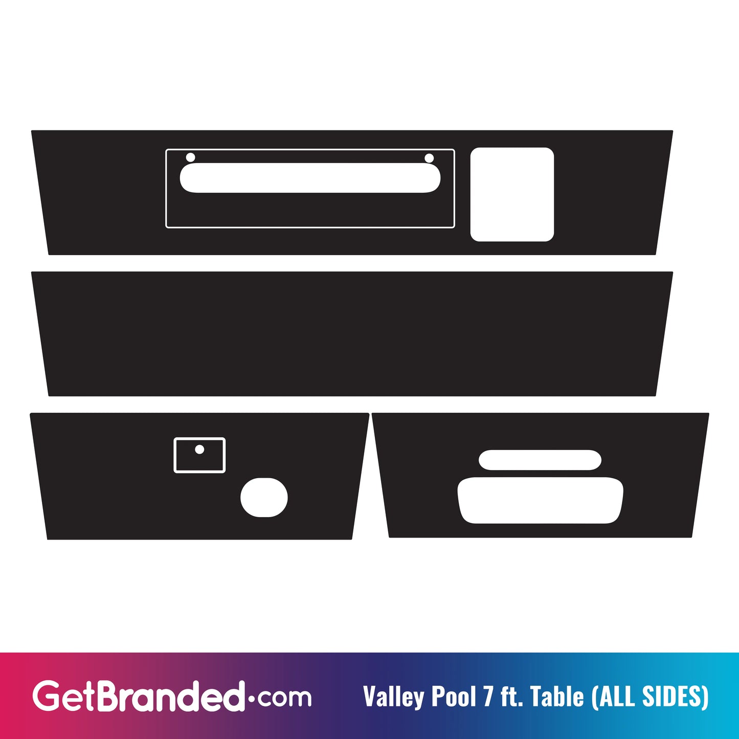 Valley Pool Table (7 ft.) Wrap