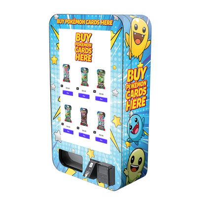 Trading Card Game VTM Slim Wall Vending Machine Wrap