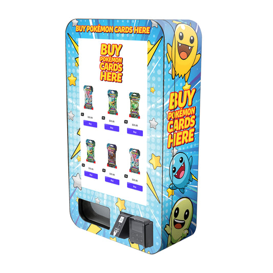 Trading Card Game VTM Slim Wall Vending Machine Wrap
