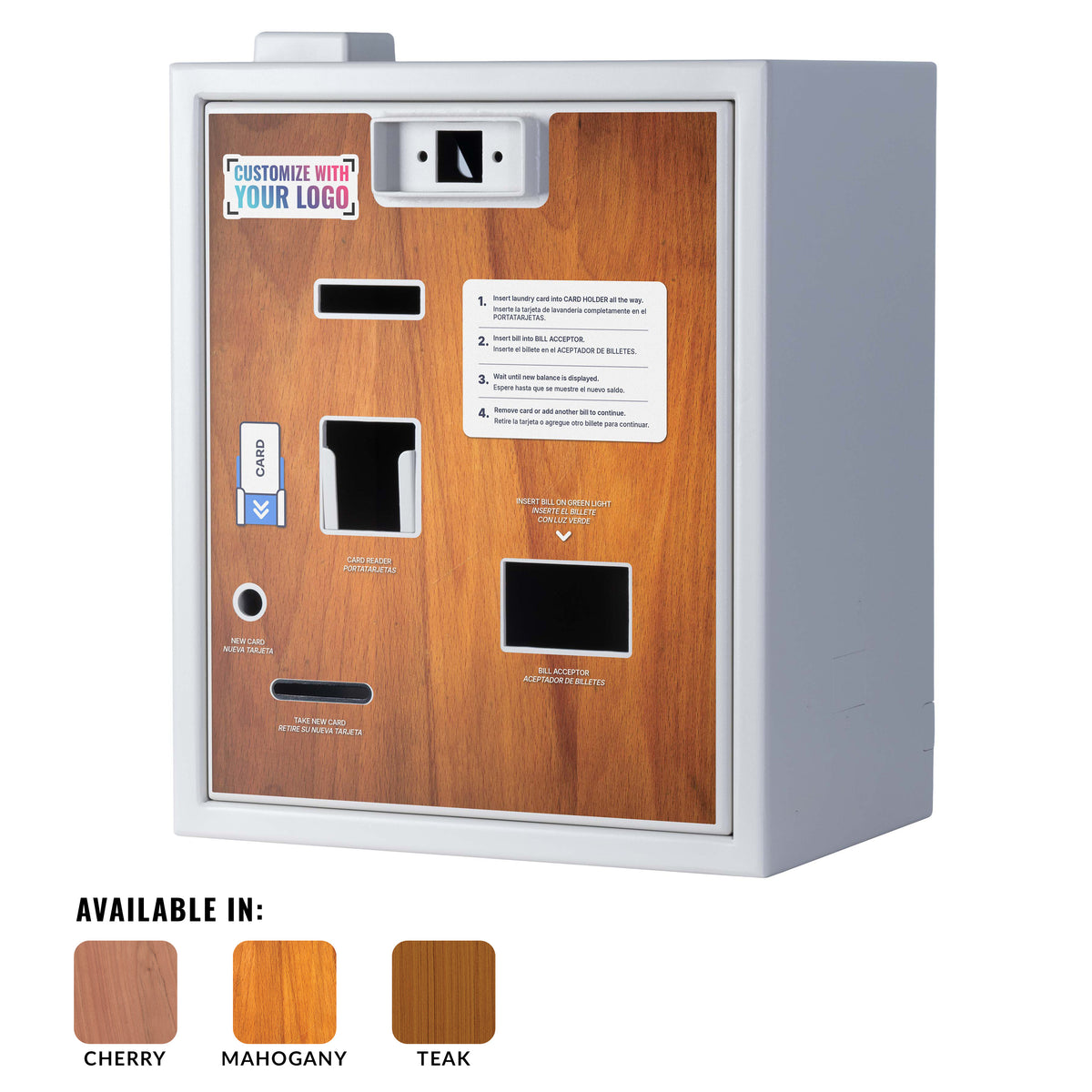 Woody™ Full Wrap for VAC03 Kiosk – Add Your Logo