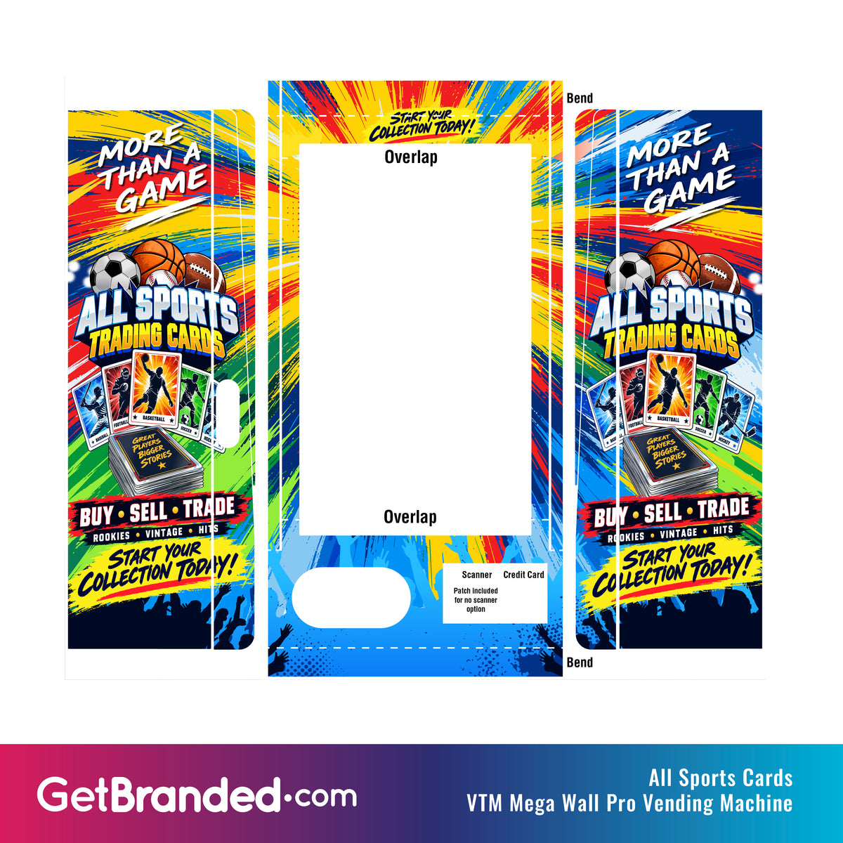 All Sports Cards Here VTM Mega Wall Pro Wrap