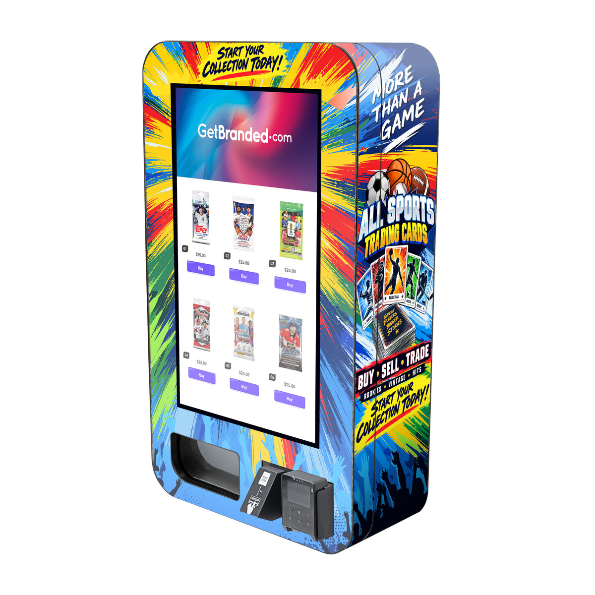 All Sports Cards VTM Slim Wall Vending Machine Wrap