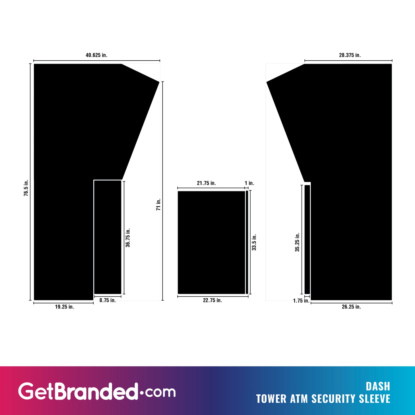 Dash Tower ATM Security Sleeve Wrap