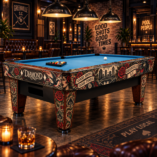 Diamond Pool Table (7 ft.) Wrap