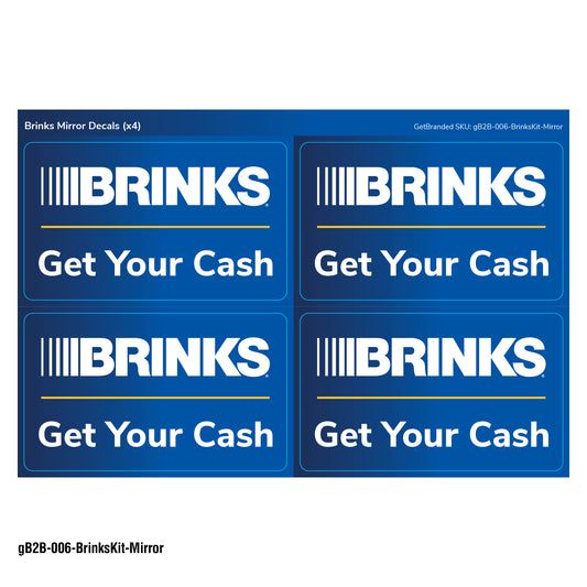 Brinks Mirror Decal Sheet (4 Pack)