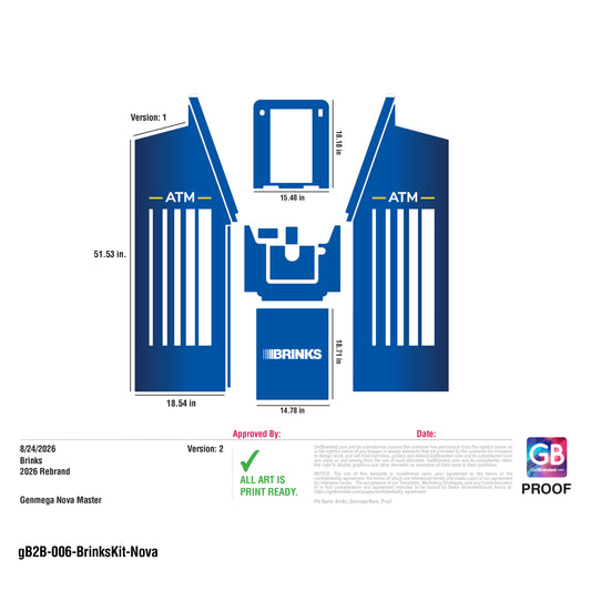 Brinks Genmega Nova Wrap (1 wrap)