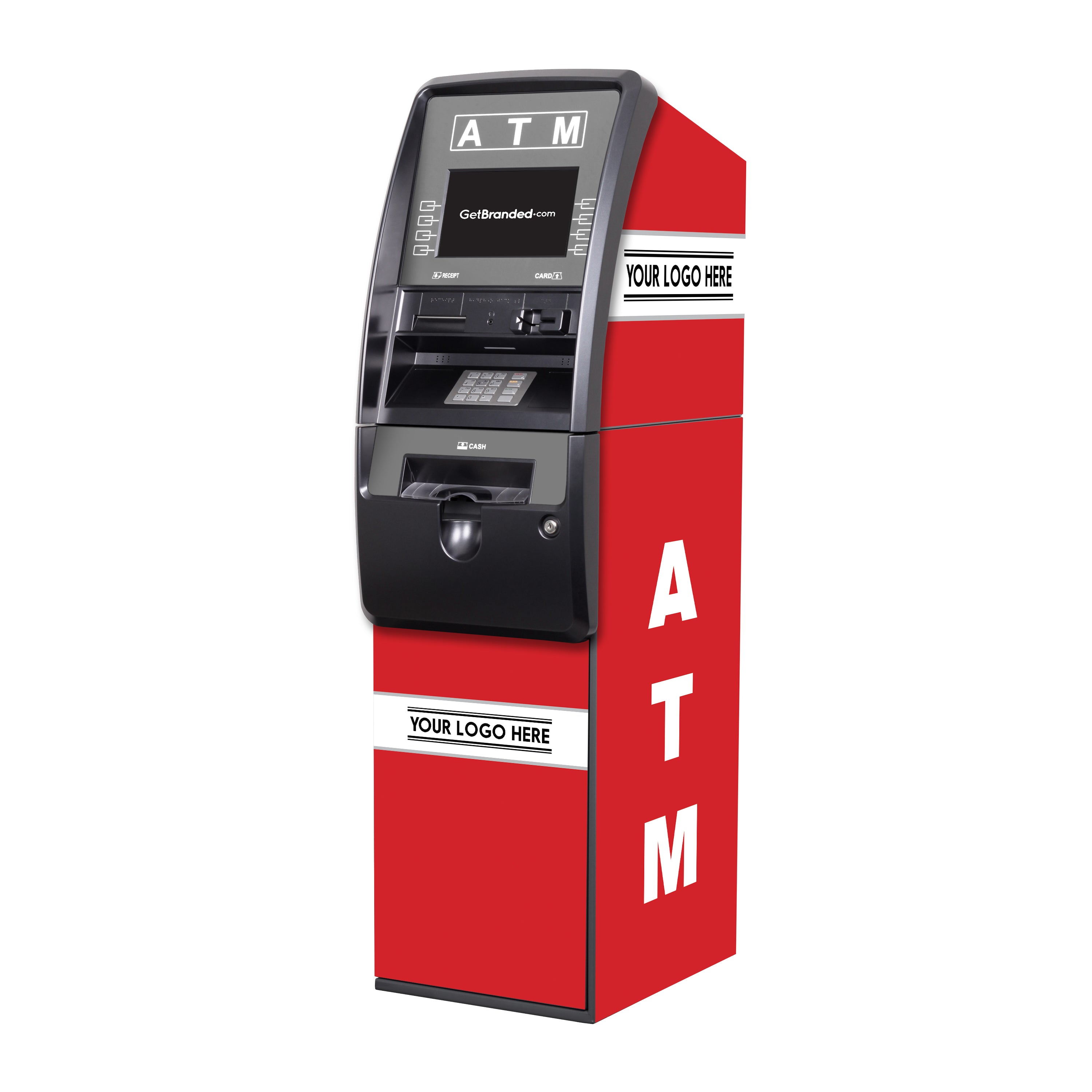 Red Generic ATM Wrap | GetBranded.com