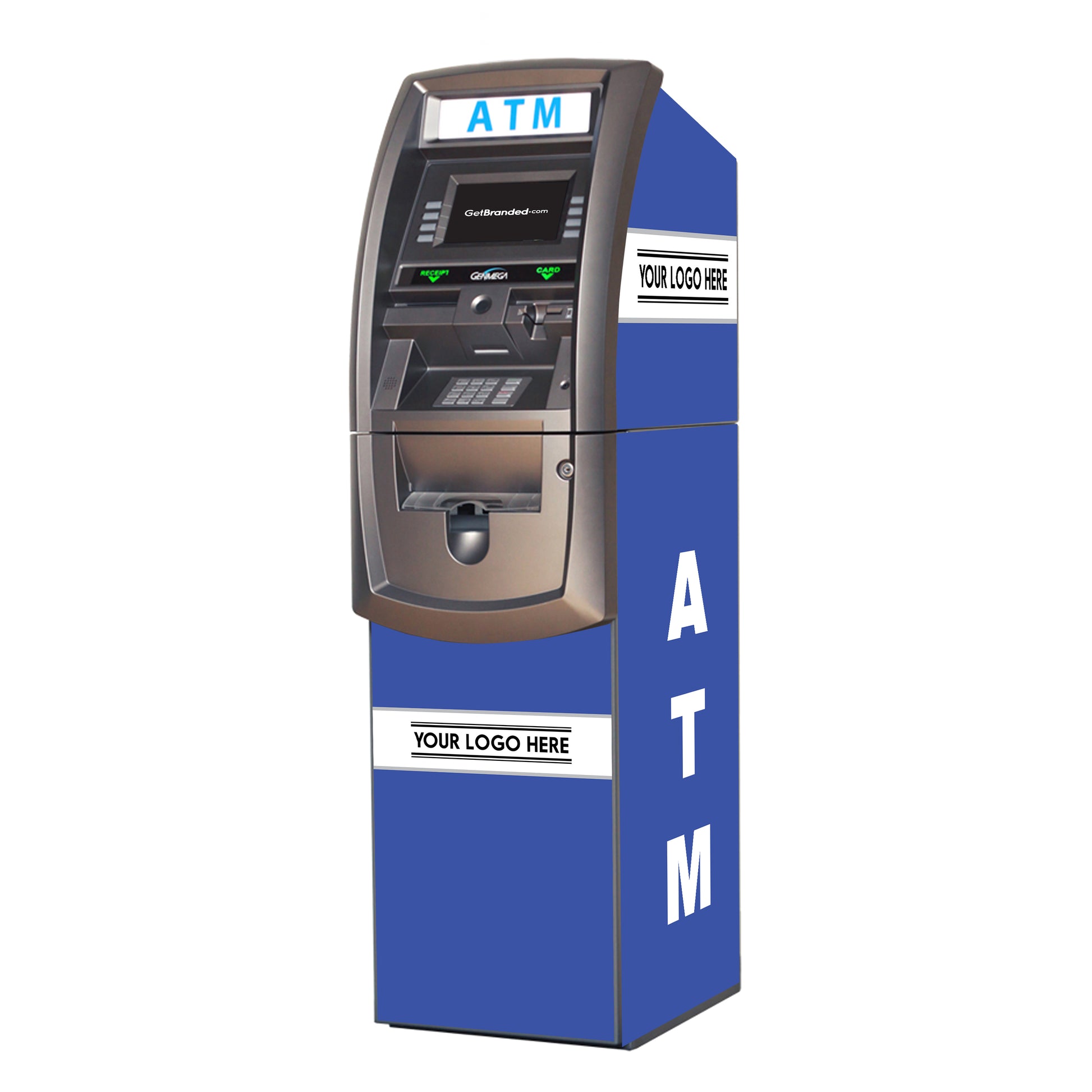 Royal Blue Generic ATM Wrap | GetBranded.com