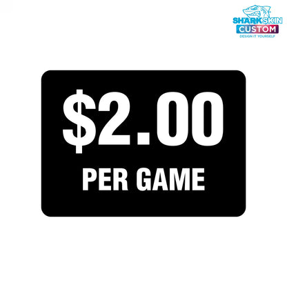 Cost per game - Customizable Decal
