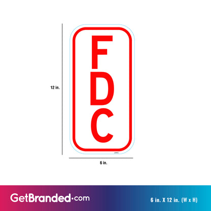 FDC (Connexion des pompiers) - Verticale