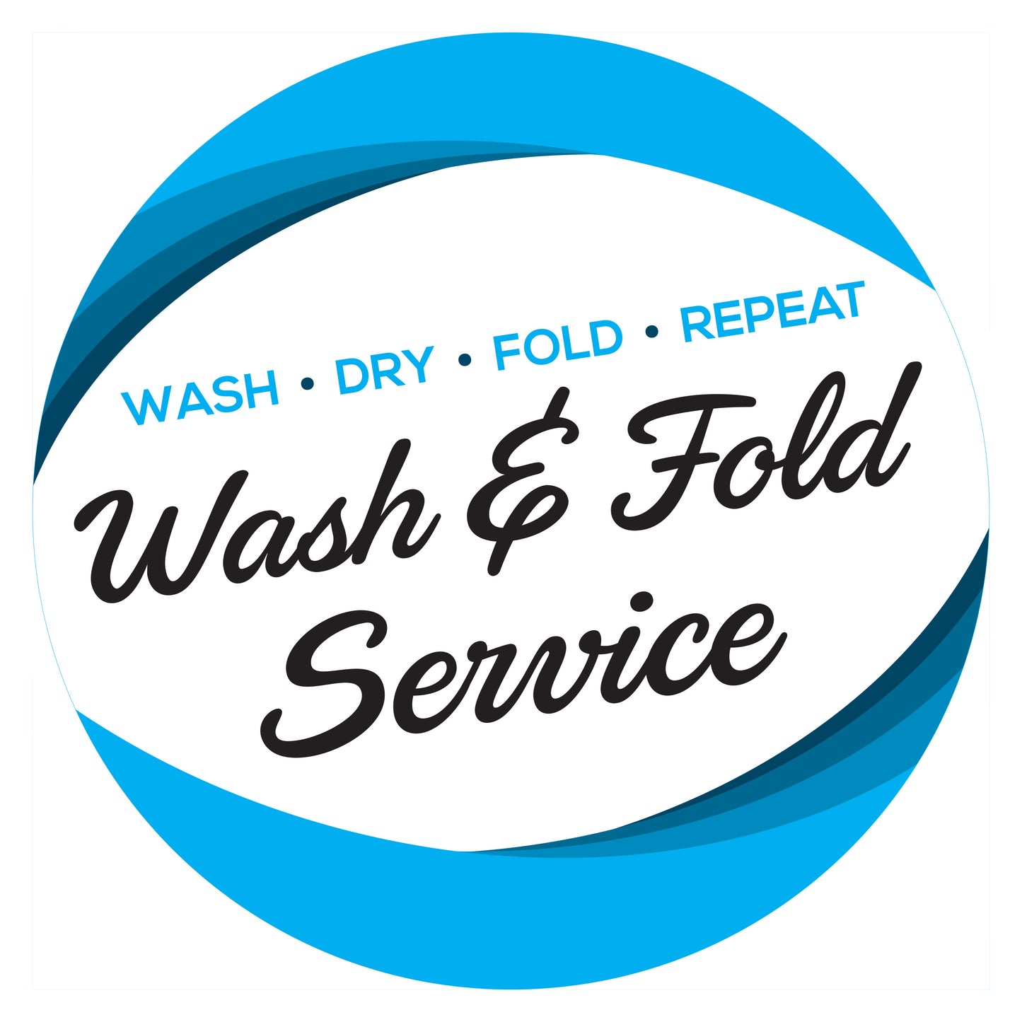 Wash and fold service available is perfect for Laundromats and Dry Cleaners