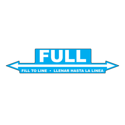 Fill to Line Decal - 9"x2"