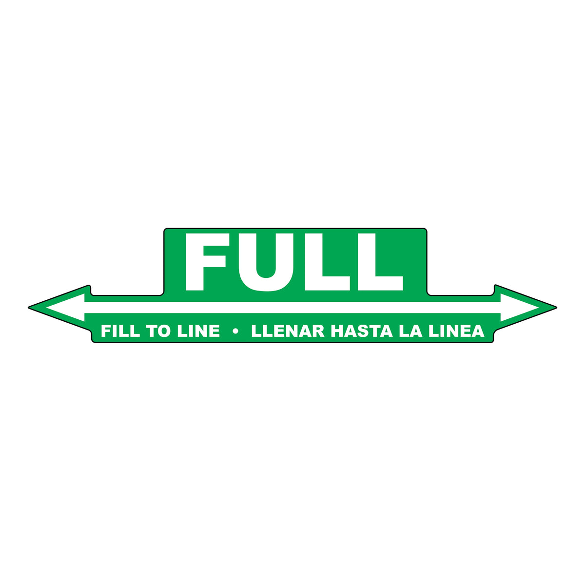 Fill to Line Decal - 9"x2"