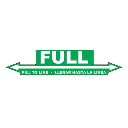 Fill to Line Decal - 9"x2"