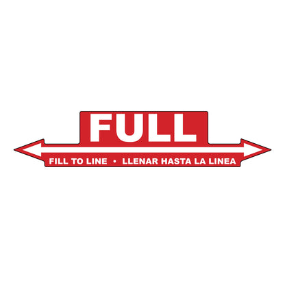 Fill to Line Decal - 9"x2"