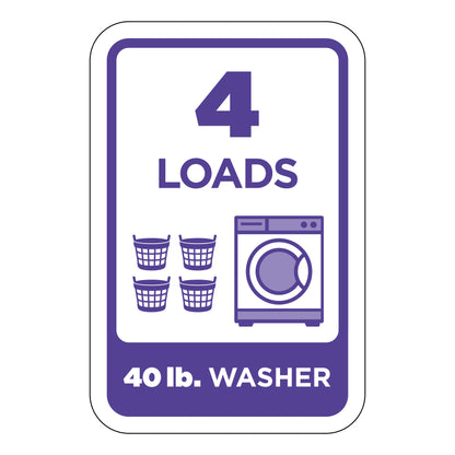40 lb Washer Rectangle Decal (4" x 6")