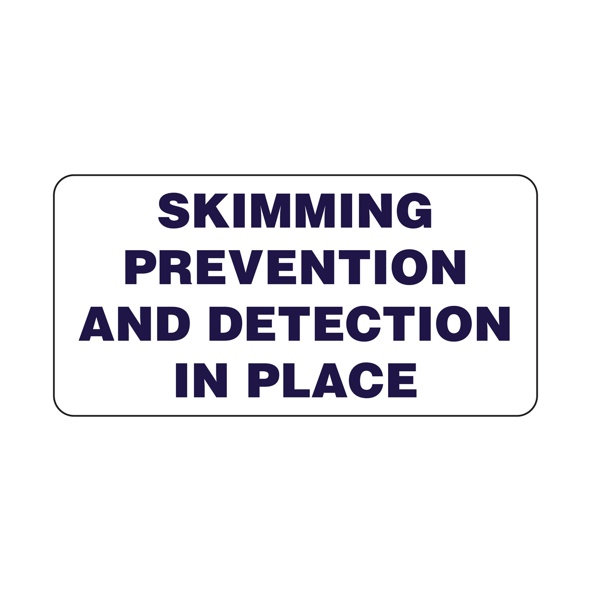 Skimming Protection Decal