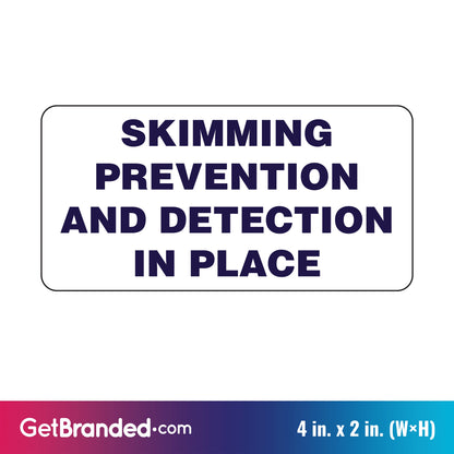 Skimming Protection Decal