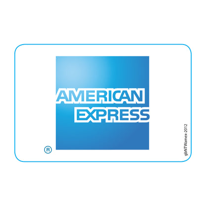 Single Network Decal, American Express.