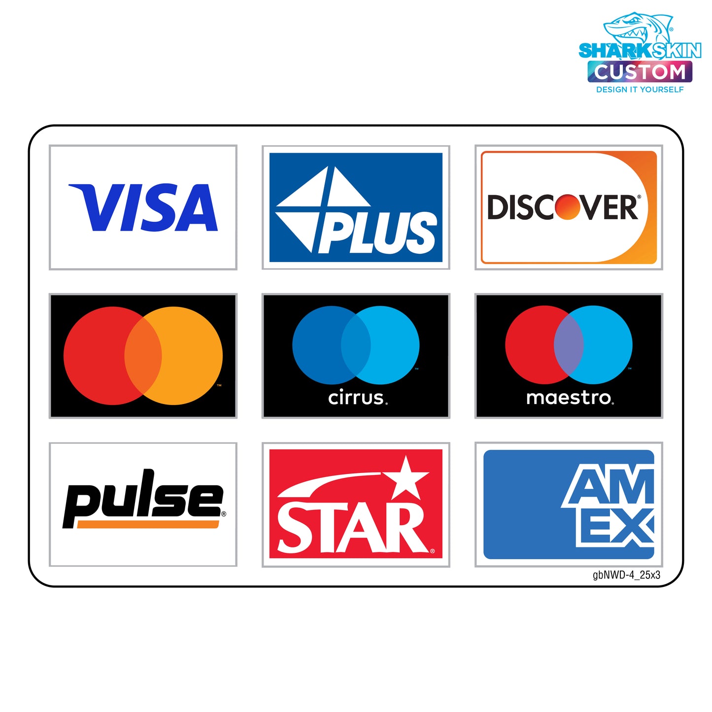 Nine Network Decal - 4.25" x 3"