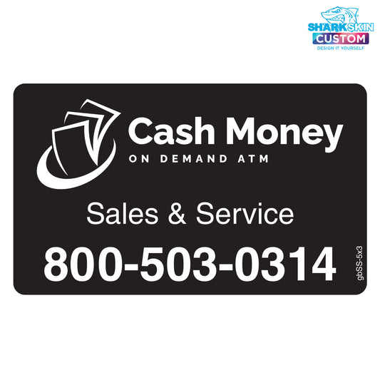 5" x 3" Sales & Service Decal