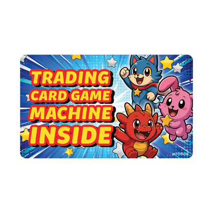 Trading Card Game Machine Inside Decal - 5" x 3"